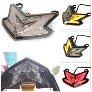 Fit KAWASAKI ZX6R Z125 Z800 Pro 2013-2018 LED Integrated Tail Turn Signals Light - Picture 1 of 15