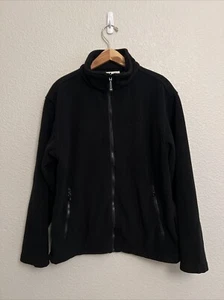 NEW WearGuard Jacket Fleece Full Zip Black 365 System Wind Rain Resistant Lined - Picture 1 of 5