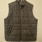 Tommy Bahama Mare Life One Long Weekend Mens Zip Puffer Vest Size Large Euc