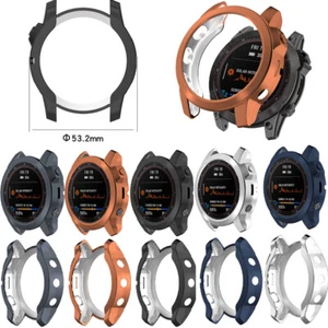 Do Garmin fenix 7X / 7X Solar Smart Watch Ochrona TPU Zderzak Etui na zegarek Ramka - Zdjęcie 1 z 25