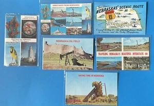 Nebraska Greetings Postcard Lot Oil Field I80 Haying - Picture 1 of 3