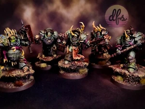 **AUFTRAG** 5 Blightlord Terminatoren Deathguard Warhammer 40k - Bild 1 von 12