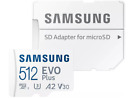 Neu Samsung 512GB microSDXC EVO Plus 130MB/s Speicherkarte