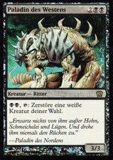 Paladin of the West Foil/Western Paladin Foil | EX | 8th Edition | Ger | Magic