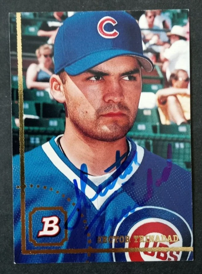 1994 Bowman SIGNED: Hector Trinidad, CUBS #662 - Image 1 of 1