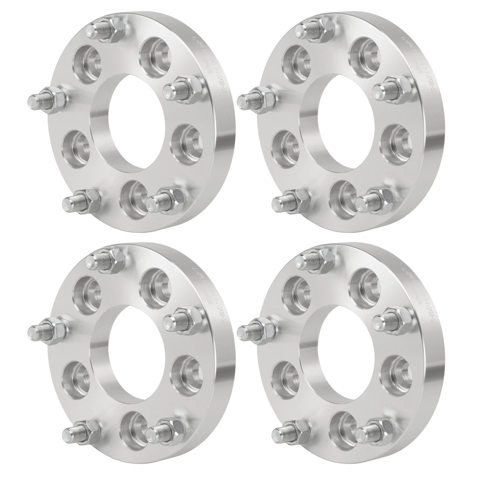 4Pcs 1" inch 5x4.5 to 5x5.5 Wheel Adapters 1/2"x20 For Jeep Wrangler Ford Ranger - Image 1 of 4
