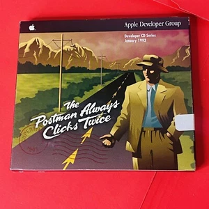 1993 January Apple Developer CD Series The Postman Always Clicks Twice Vtg NOS - Picture 1 of 3