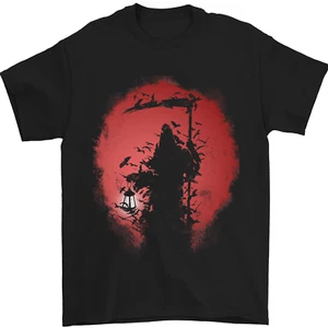 Más Allá Grim Reaper Muerte Calavera Gótica Camiseta Hombre 100% Algodón - Imagen 1 de 2