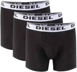 Diesel 3er-Pack UMBX Sebastian Boxershorts schwarz/weiß 3,5" Schrittlänge groß neu im Karton - Bild 1 von 3