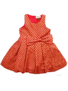 NWT Sophie Catalou Red Party and Holiday Dress with Gold Sizes 6, 7/8 - Picture 1 of 3