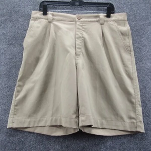 Under Armour Shorts Men's 34 Khaki Golf Athletic Chinos 9” Inseam Performance - Picture 1 of 8