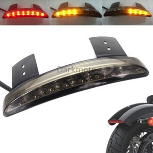 Smoke Chopped Fender Edge LED Tail Light For Harley Sportster XL883 XL1200 48 - Bild 1 von 11
