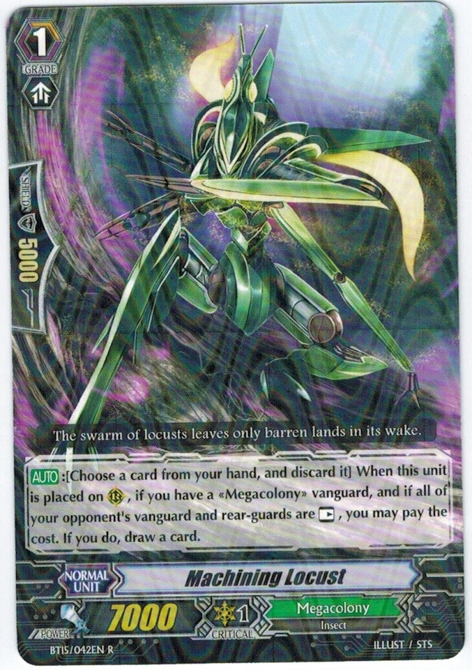 4 x Machining Locust - BT15/042EN - R Near Mint / Mint, English - Image 1 of 1