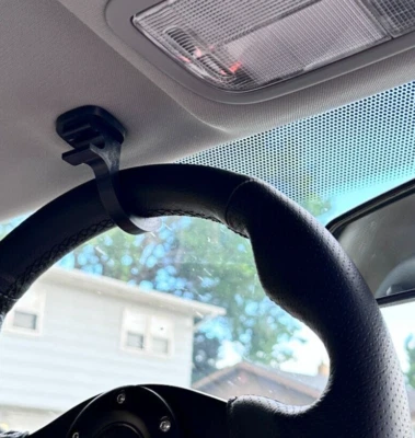 Custom steering wheel hook for Honda Civic 1996-2011 Sun visor clip - Image 1 of 4