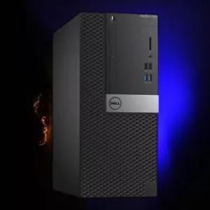 GAMING Dell i7 Desktop Computer PC NVIDIA GTX 64GB RAM 1TB SSD W11P WIFI BT - Picture 1 of 10
