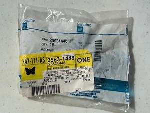 NOS GM 1997-2025 Chevy GMC ++ Rear Bumper Fascia Retainer Bolts (Qty 6) 25631448 - Picture 1 of 6