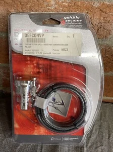 TARGUS DEFCON VPCL COMBINATION CABLE LOCK PROTECT PC LAPTOP NOTEBOOK NEW SEALED - Picture 1 of 7