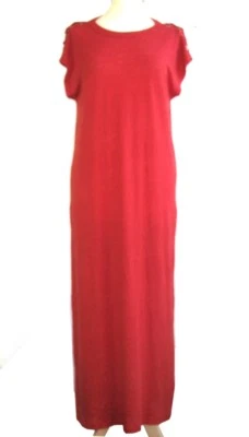 IRO - Vestido Largo M. Cortas Modelo Iboga 2017 Lino Rojo TALLA S = 36 - Muy - Imagen 1 de 4