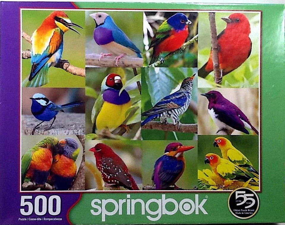 Birds Of Paradise 500 pc Jigsaw Puzzle 18" X 23.5" Springbok - Image 1 of 1