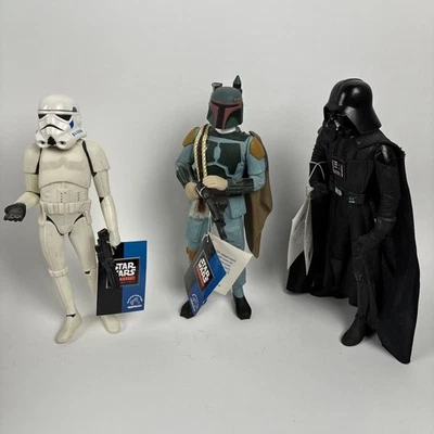 "Figura de vinilo Star Wars Darth Vader Han Solo Boba Fett 10,5"" muñeca aplausos de colección" Foto 1 de 4