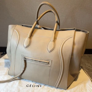 Auth CELINE Luggage Bag Nano Leather JAPAN - Picture 1 of 10