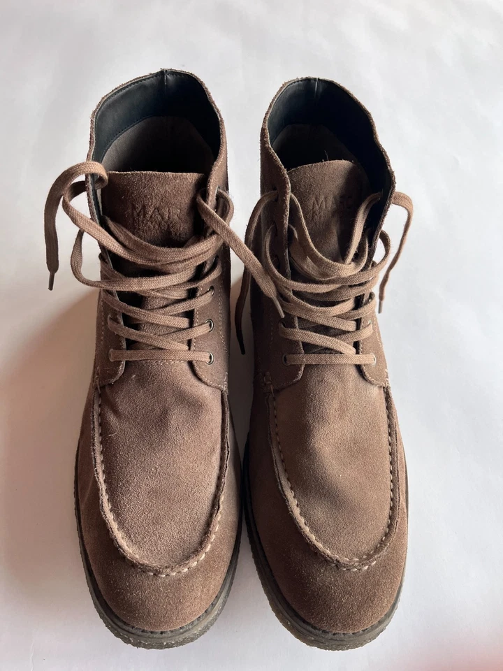 Andrew Marc New York Marrón Gamuza Cuero Botas Informales Para Hombre Talla US 12 EUR 46 Foto 1 de 4