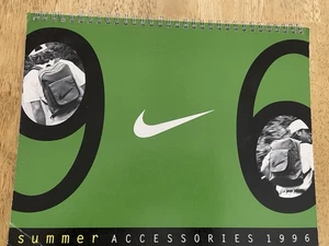 Vintage NIKE Catalog 1996 Summer Accessories Hats Bags Backpacks - Picture 1 of 10