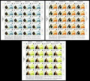 JERSEY 1992 Europa 3 MF MNH** - Picture 1 of 1