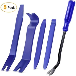 5Pcs Car Trim Removal Kit Door Panel Fastener Auto Dashboard Plastic Tool Set - Picture 1 of 8