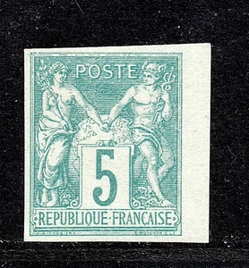 + COTE 1200 E /  No64a 5C SAGE NEUF TYPE I QUASI MNH*** NON DENTELE/ SIGNE brun - Picture 1 of 2
