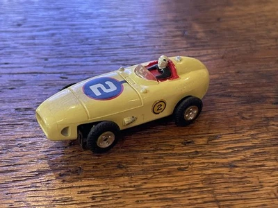 Vintage Aurora T-Jet HO Scale Slot Car Indy Racer #2. - Image 1 of 3