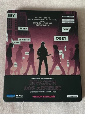 They Live  Steelbook 4K UHD & Region B Blu-Ray French Import - Image 1 of 4