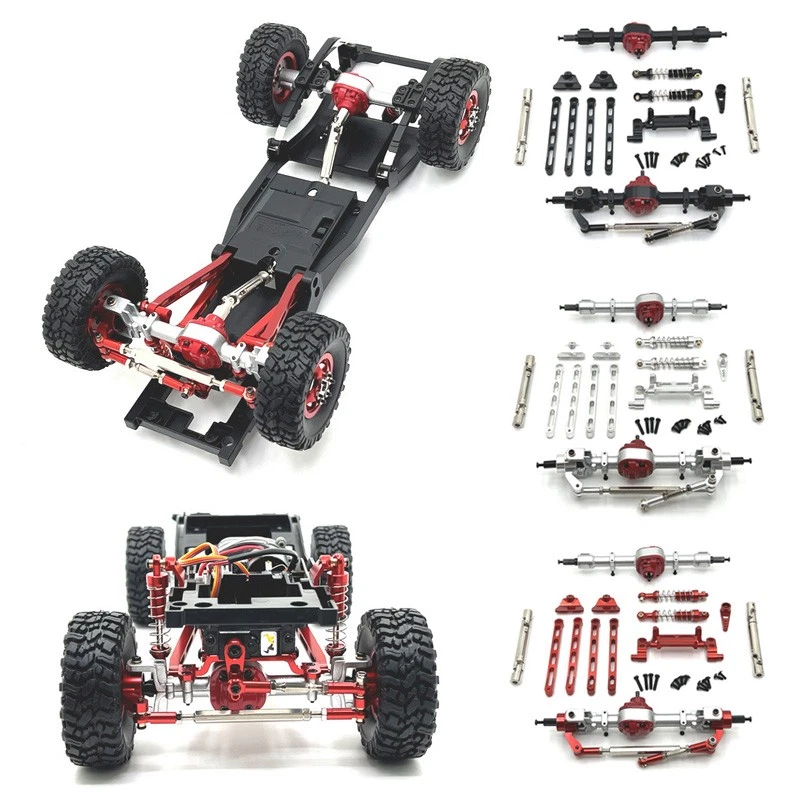 For 1/12 MN82 LC79 MN78 RC Aluminum Alloy Upgrade Front & Rear Assembly Part Kit - Image 1 of 4