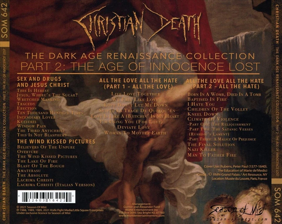 THE DARK AGE RENAISSANCE COLLECTION, PT. 2: THE AGE OF INNOCENCE LOST [11/5] * N - Image 1 of 1