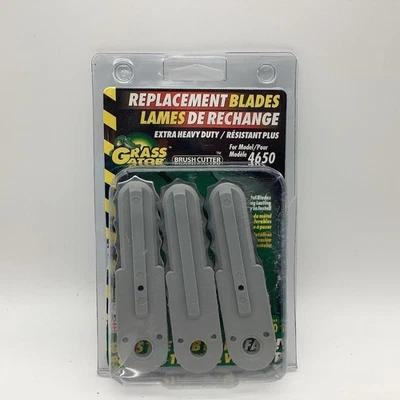Grass Gator Part 4660 3 Blade Replacement for Model 4560 Brush Cutter NOS - Image 1 of 4