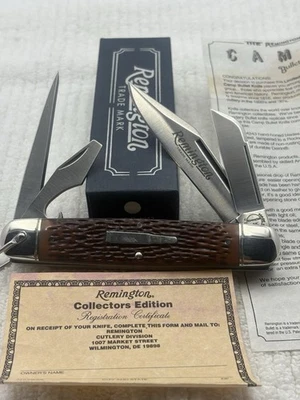 Cuchillo bala Camp Remington 1994 vintage #R-4243 nuevo en caja edición limitada Foto 1 de 4