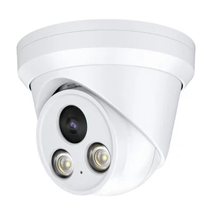 8MP Color IP POE Camera 4K Turret MIC ONVIF - Picture 1 of 10