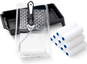 Mister Rui Paint Roller black tray and roller, white foam, clear liners - Picture 1 of 7