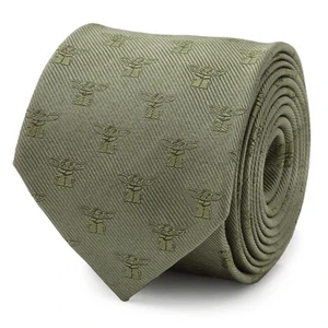 Star Wars Grogu Sage Green Tie - Picture 1 of 5