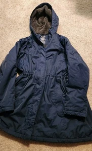 L.L. Abrigo calentador de invierno Bean para mujer 2X Plus chaqueta parka forrada de vellón azul - Imagen 1 de 10