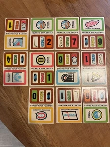 1978-79 TOPPS HOCKEY STICKER Partial SET (12) CARDS Outstanding Condition! - Picture 1 of 4