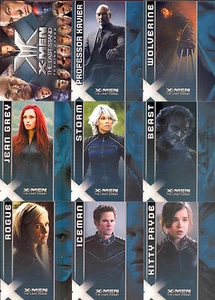 X-MEN MOVIE 3 THE LAST STAND 2006 RITTENHOUSE BASE CARD SET OF 72 MARVEL - Picture 1 of 3