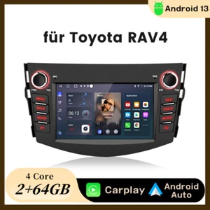 7" Android13 Autoradio GPS Navi BT WIFI DAB+ SWC 2+64G Für Toyota RAV4 2006-2012 - Bild 1 von 14