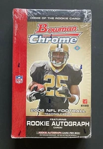 Bowman 2006 cromo fútbol americano sellado de fábrica Hobby Box - ¡1 novato automático por caja! - Imagen 1 de 2