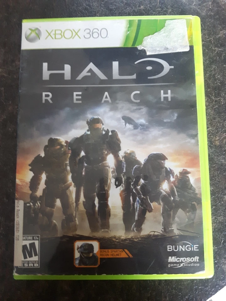 Halo Reach 2010 Xbox 360 Game No Manual Good Condition - Image 1 of 2