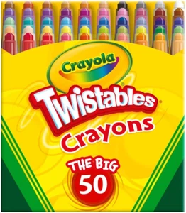 Mini pastelli Twistables per bambini (50 ct), forniture arti e mestieri, pastelli per bambini - Foto 1 di 12