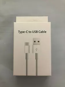  USB Type C Cable Charging Cord Samsung S9 S8 Plus Note 8 9 iPad Pro - Picture 1 of 2