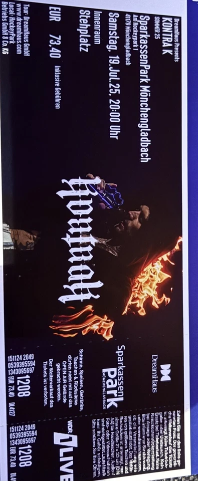 kontra k tickets - Bild 1 von 1