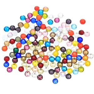 SS10 Farbe Flachrückseite Kristall Glas Strass Edelsteine Nail Art Stein Dekoration - Bild 1 von 38