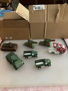 Vintage Tootsie Toys Vehicles Manoil Cannons Auburn Tank - Picture 1 of 7